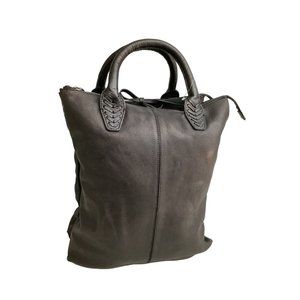 【vintage】CROSSROAD / LEATHER TOTE BAG TOD'S Handbag, Vintage Leather Bag, Crocodile Embossed